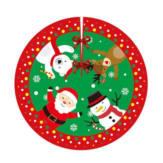 Vianočný dekoratívny obrus pod vianočný stromček