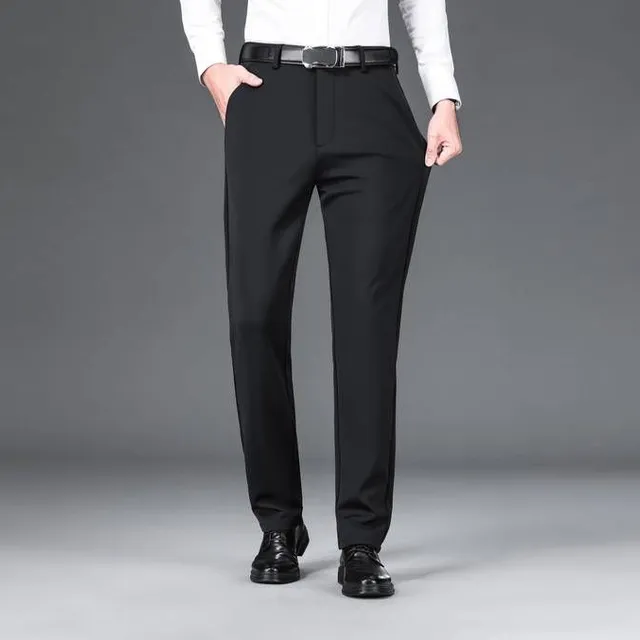 Men's Warm and Strong Suit Pants - Elegant and Comfortable Pants for Colder Days