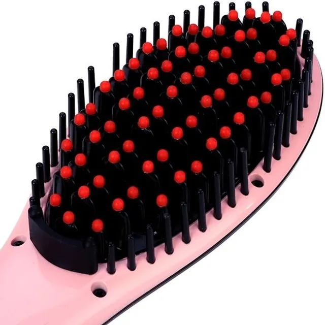 LURECOM Super ironing brush, hair comb with LCD display