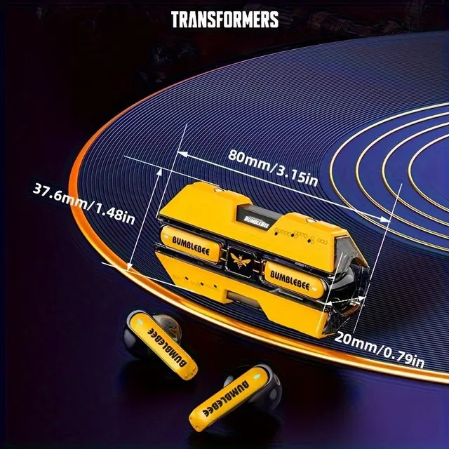 Bezdrôtové slúchadlá HiFi Stereo s nízkou latenciou, mikrofónom, potlačenie hluku a zvuk HiFi pre Android a iOS