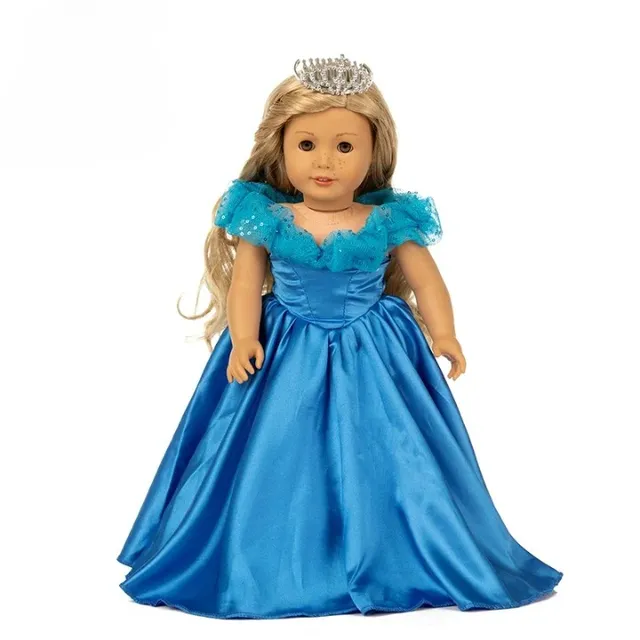 Smaczna sukienka dla lalki 45 cm duże - zestawy zim