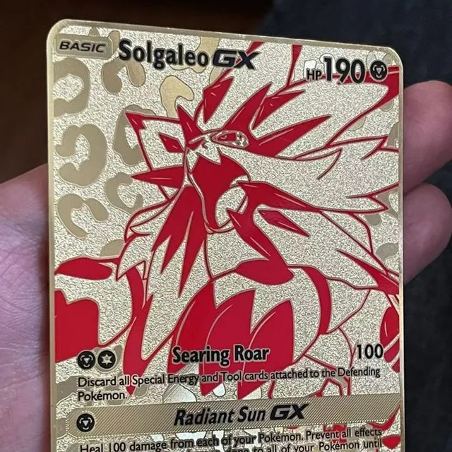 Karta kolekcjonerska pokemon - wersja metalowa