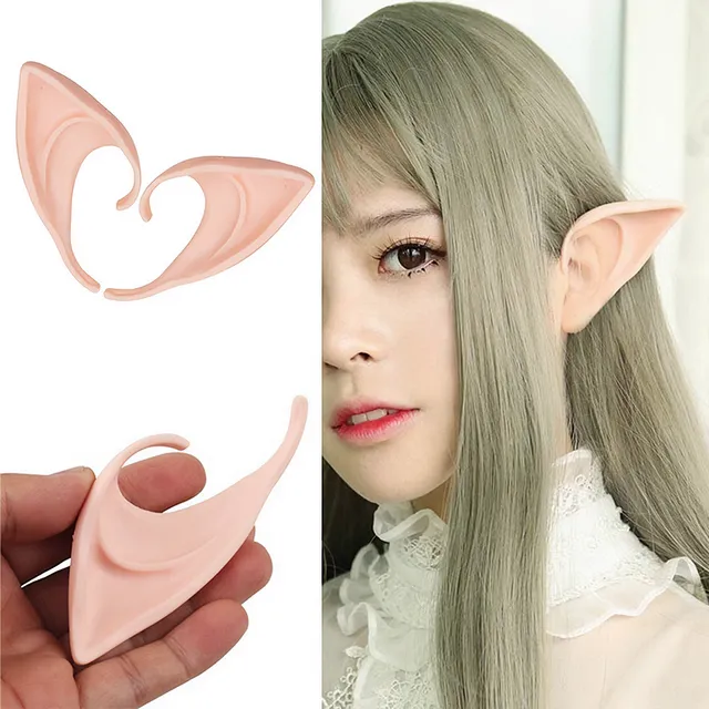 Vysoce kvalitní měkký latex Cosplay Elf uši