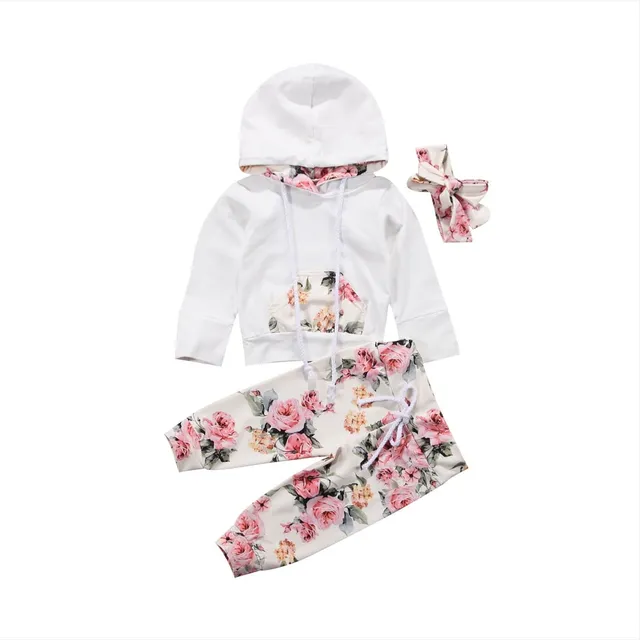 Girls infant spring and autumn sports set