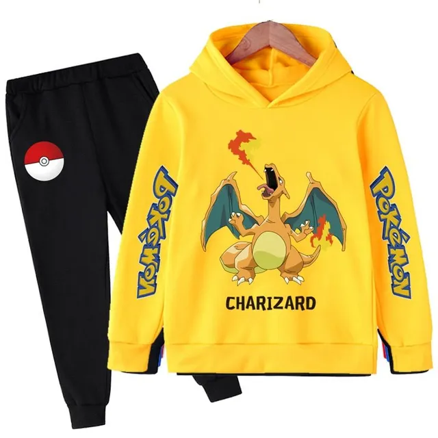 Children's luxury stylish tracksuit with Pokémon motif