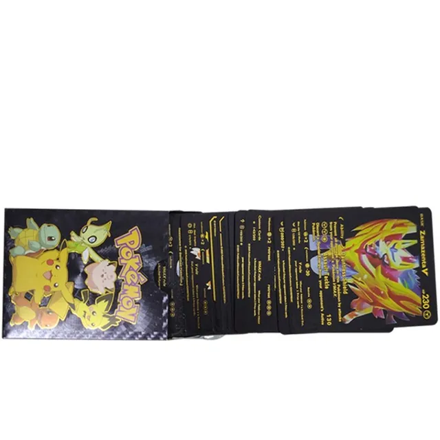 Random Pokémon Glitter Cards English 54 black