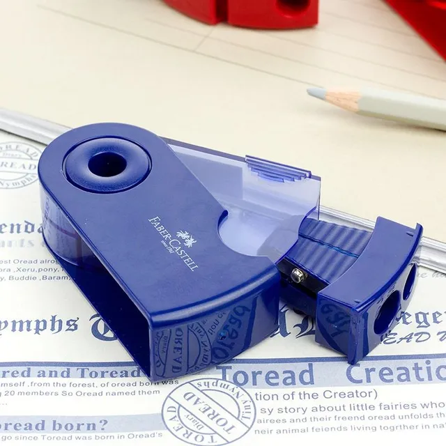 School practical sharpener with double hole