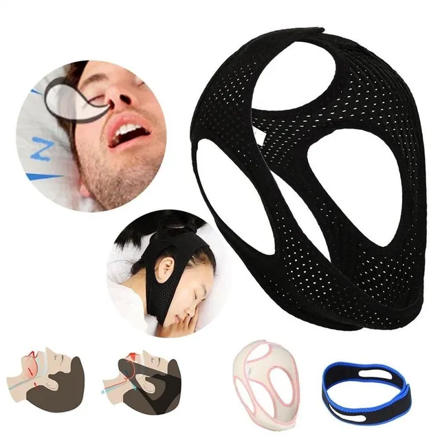 Belt under the chin against snoring