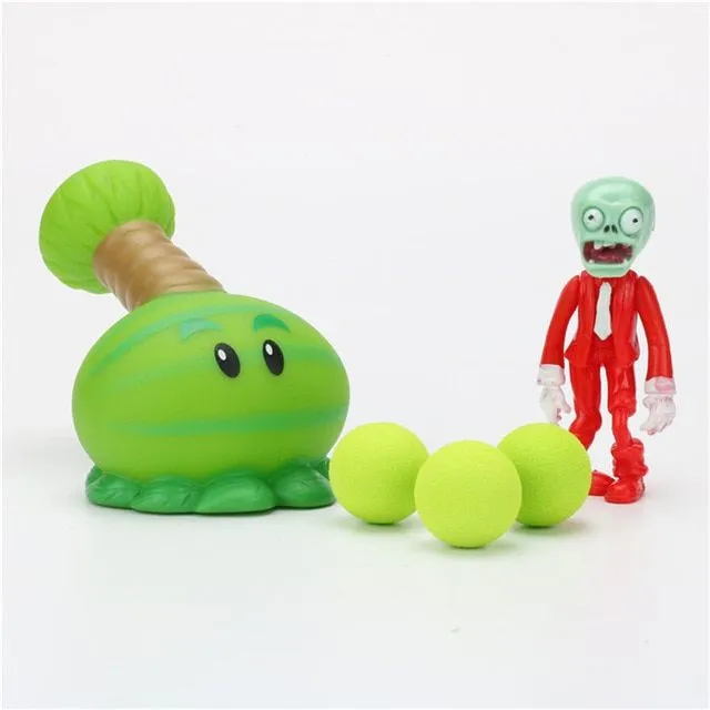 Shooting toy in the form of Plants vs Zombies characters