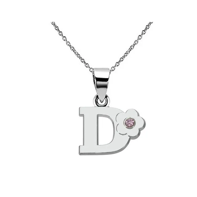 Luxury pendant with initial Amalric