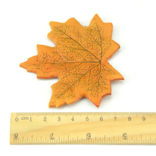 Decorative maple leaves - 100 pcs