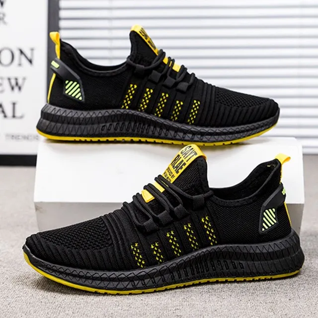 Fashionable men's breathable sneakers in different variations