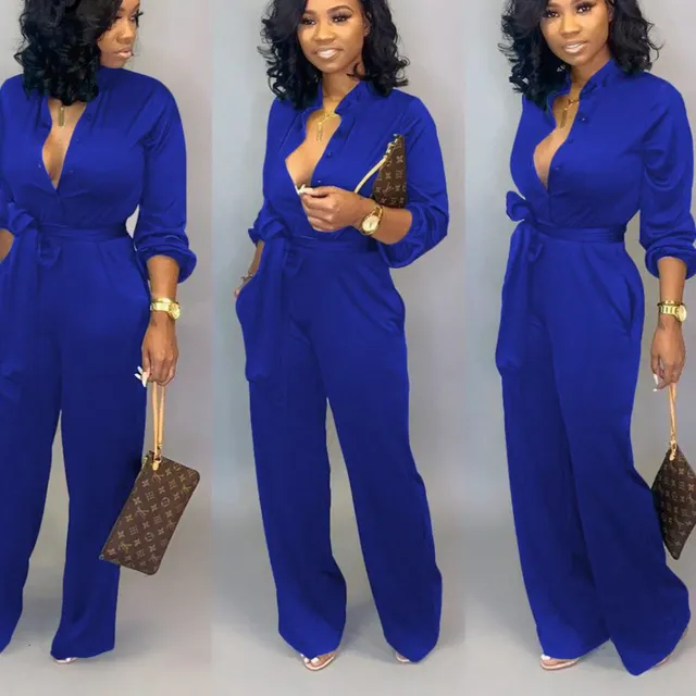 Women's jumpsuit with long legs