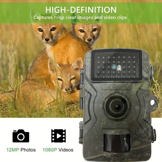 Vodotesná H11 fotopaste s kvalitou HD - Zaznamenajte ostré fotografie a videá vďaka infračervenej indukčnej technológii (Batéria a pamäťová karta nie je súčasťou balenia)