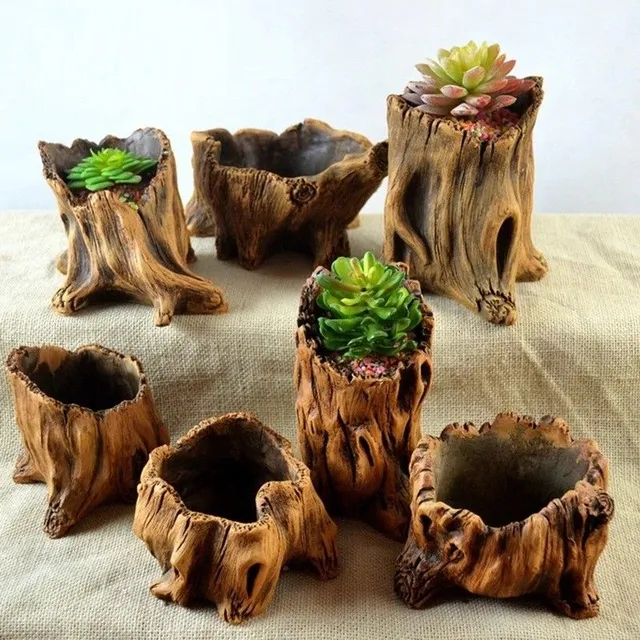 Decorative flower pot stump Arden