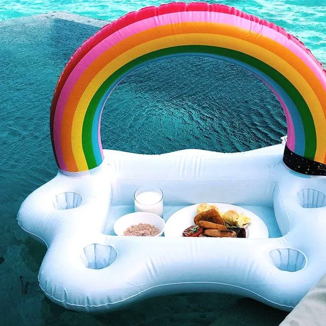 Inflatable mini bar for swimming pool
