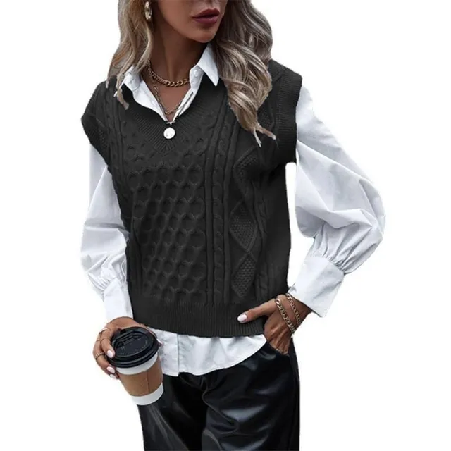 New Style Women's Fashion Knitted Vest