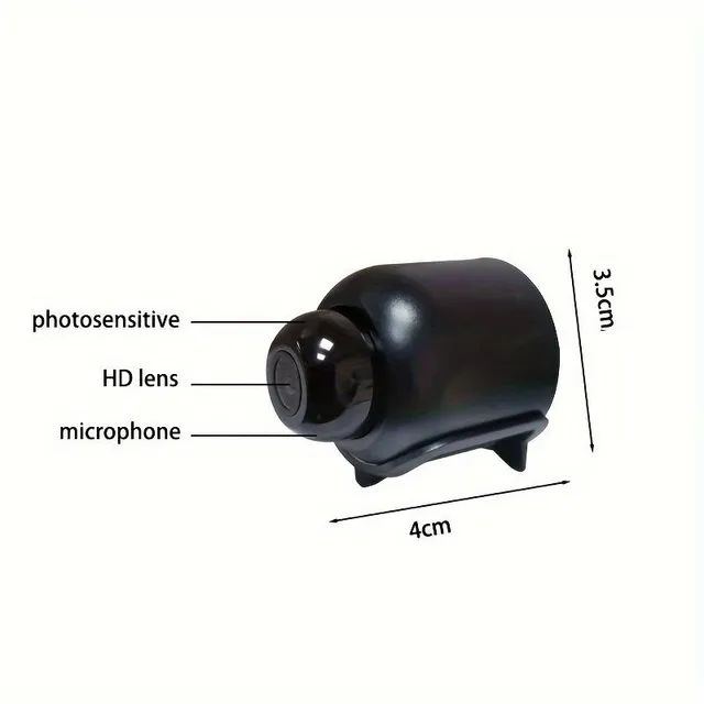 WiFi security camera with night vision and motion detection - Wide area, remote access