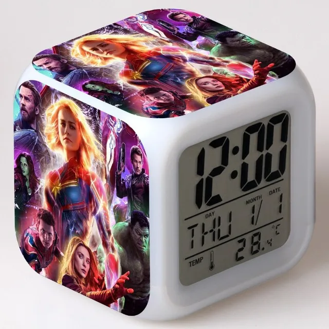Alarm clock with theme Avengers 18