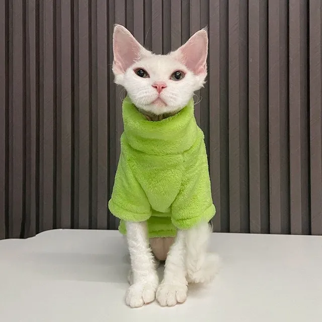 Plush sweatshirt for heartless cats Gregory