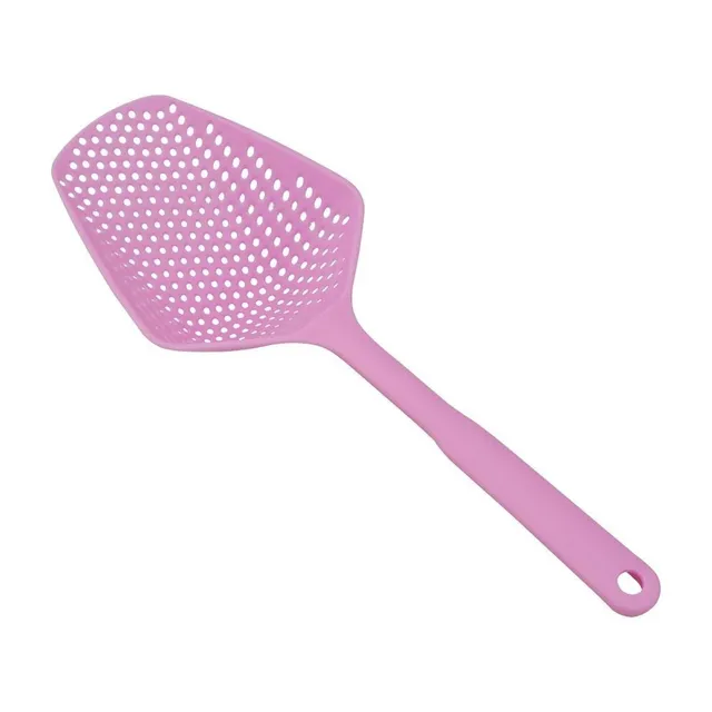 Perforated plastic scoop