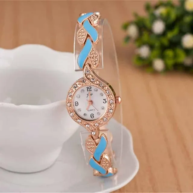 Stylowy zegarek dla kobiet Luxory Crystal