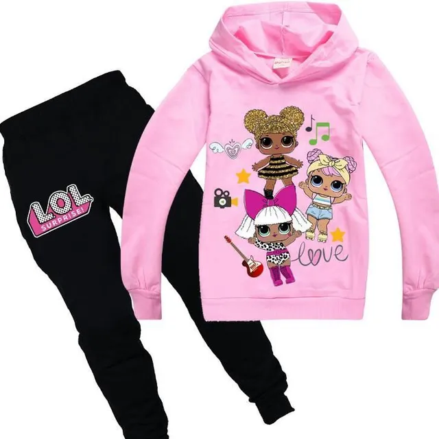 Girls tracksuit with print of popular LOL characters