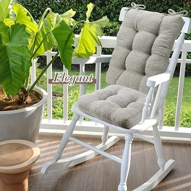 Swing chair seat (1 set) - 2 seats and 2 armchairs, washable chairs for indoor and outdoor use, living room, dining room, office, grey