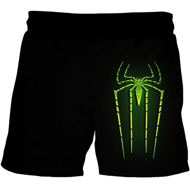 Children's modern spring shorts with a luxury motif of popular Marvel superheroes Kaufman