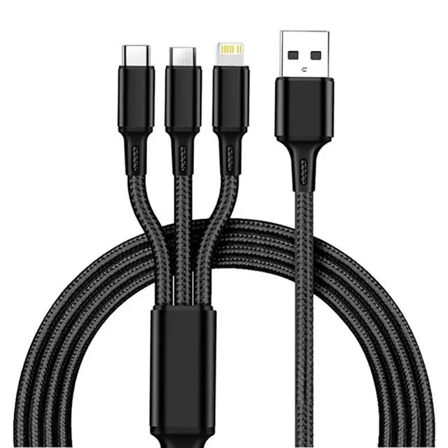 3v1 Rapid charging cable for all types of mobile phones