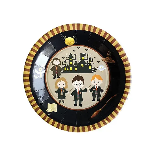 Decorațiuni pentru petrecerea de naștere Harry Potter 6pcs plate