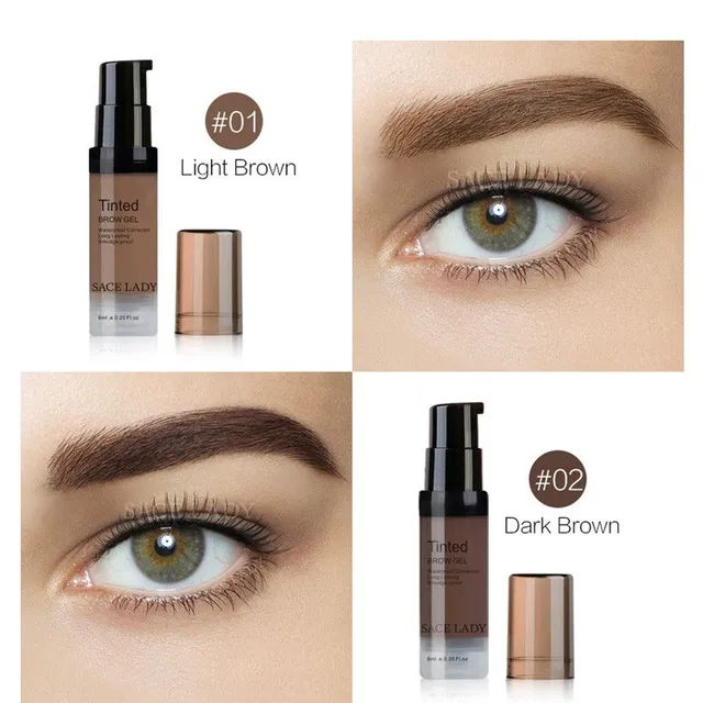 Permanent gel eyebrow colour - 6 shades