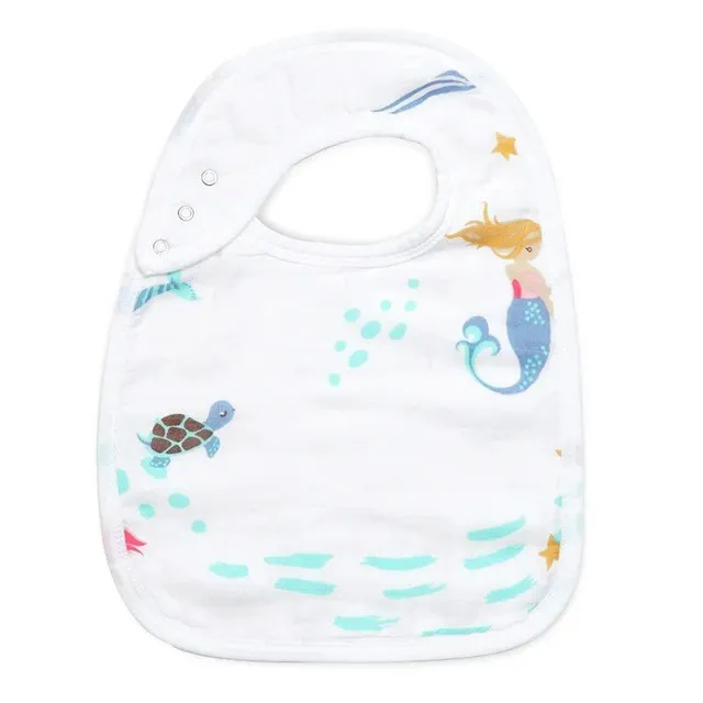 Baby bib made of bamboo cotton - soft bibs for newborns and toddlers