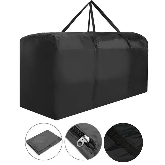 Outdoor garden furniture pillow case storage bag for zip case waterproof