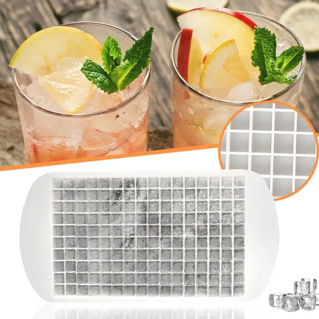 Silicone mould for making small ice cubes - different colour variants Tracy