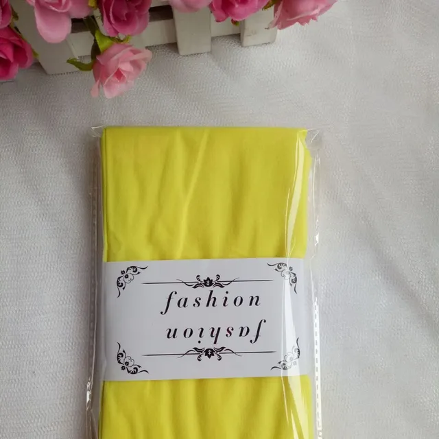 Women's coloured stockings Miley bright-yellow