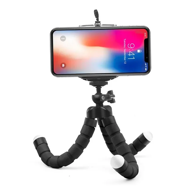 Flexible mini tripod for mobile phone