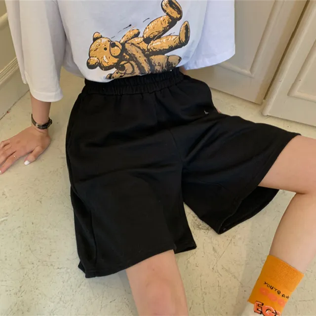 Women's cotton long shorts