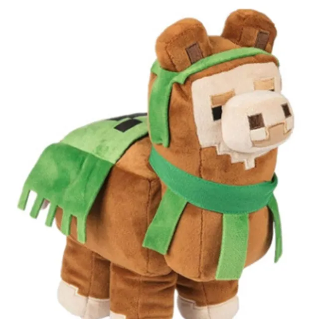 Beautiful plush toys from the computer game Minecraft Brown