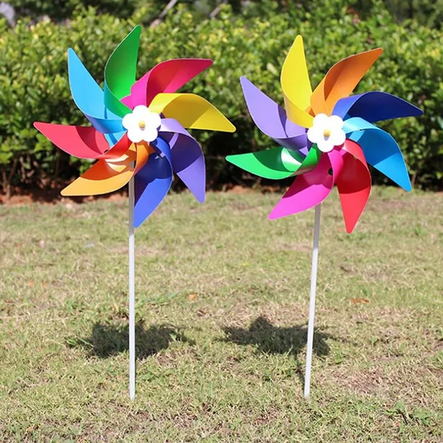 Garden colourful decorative pinwheel