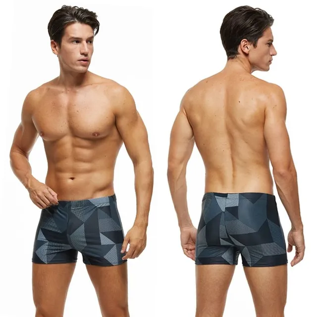 Men's fashionable elastic swimsuits - boxers
