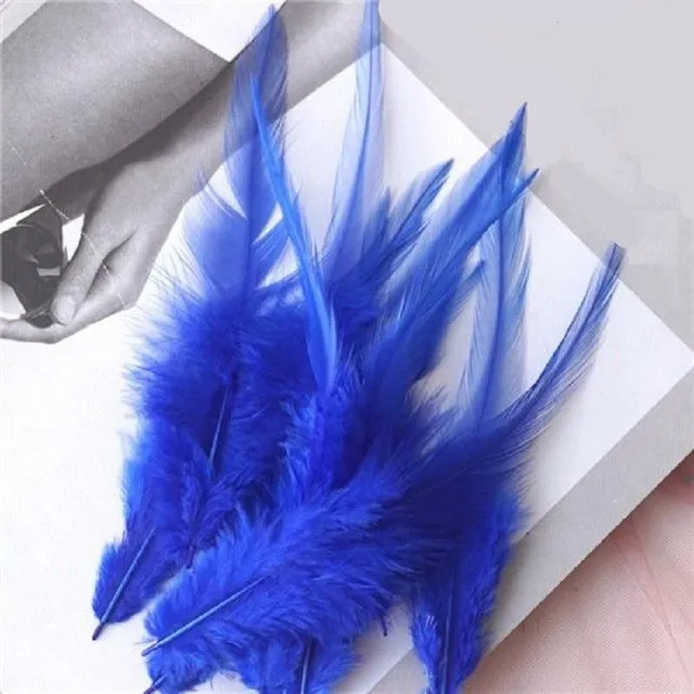 Decorative cock feathers 10-15 cm 50 pcs