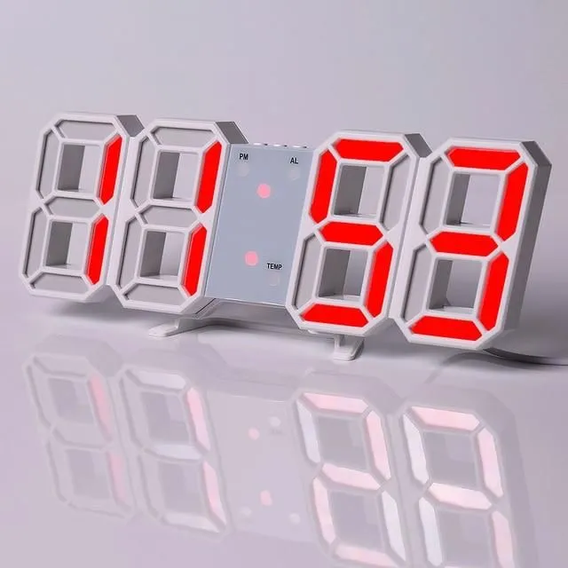 Wall mounted LED digital clock