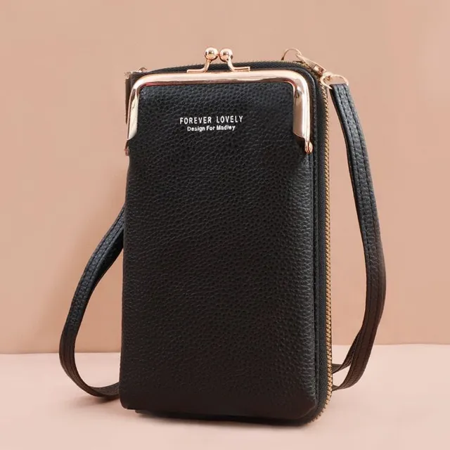 Elegant mini handbag with wallet and pocket