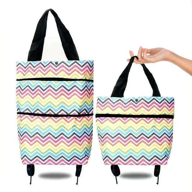 Folding bag on wheels Wave