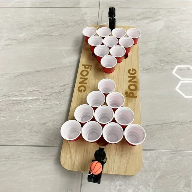 Sada Mini pitie pong, pitie pong stolové hry na pitie, PP plastový pohár pre party hry