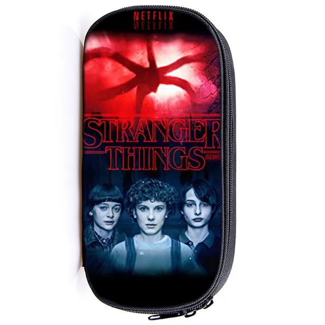 Stranger Things pencil case for school and office supplies