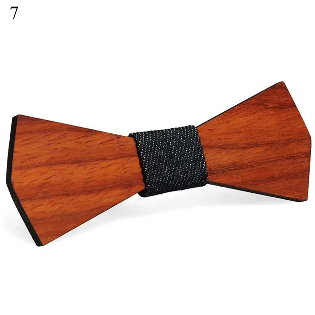 Men's designer wooden bow tie Franklin