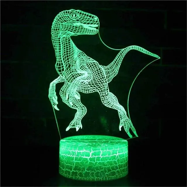 Lampa s dinosaurami