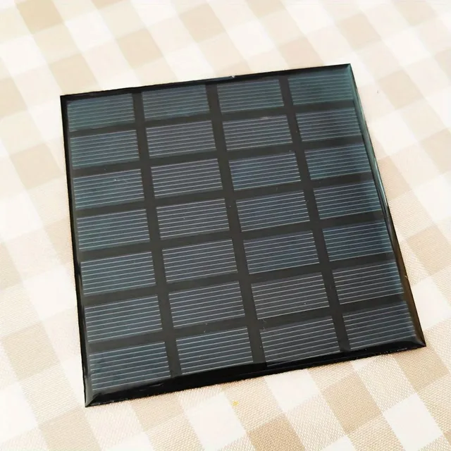 Solárny panel - Lepiaca doska 110*110mm 7V 210mA 1.47W Multikryštalický fotovoltaický panel Výroba energie, Nabíjanie solárneho plechu